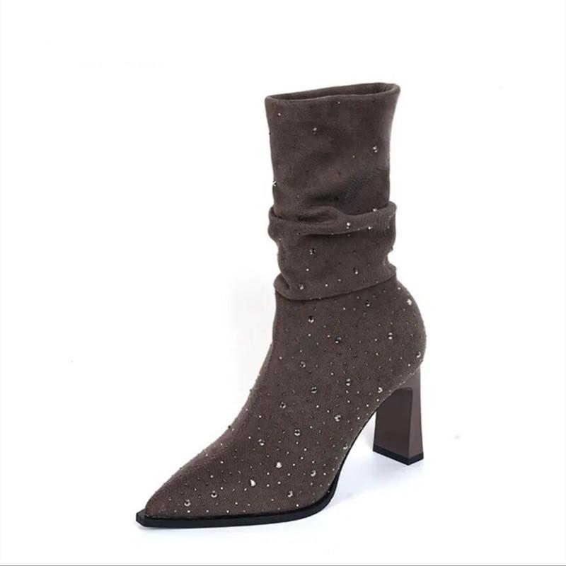 Ankle Boots | faviola woman – High-heel ankle boots Brilliant black Ankle Boots Ankle Boots