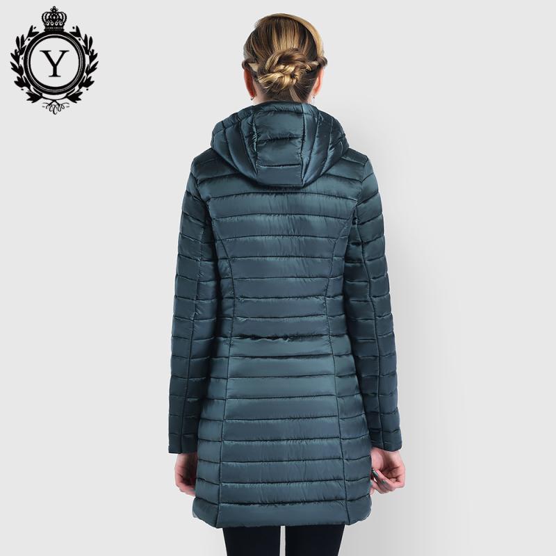 Down Jackets | jaysen woman – Full-length quilted coat Navy blazer Clothing Down Jackets