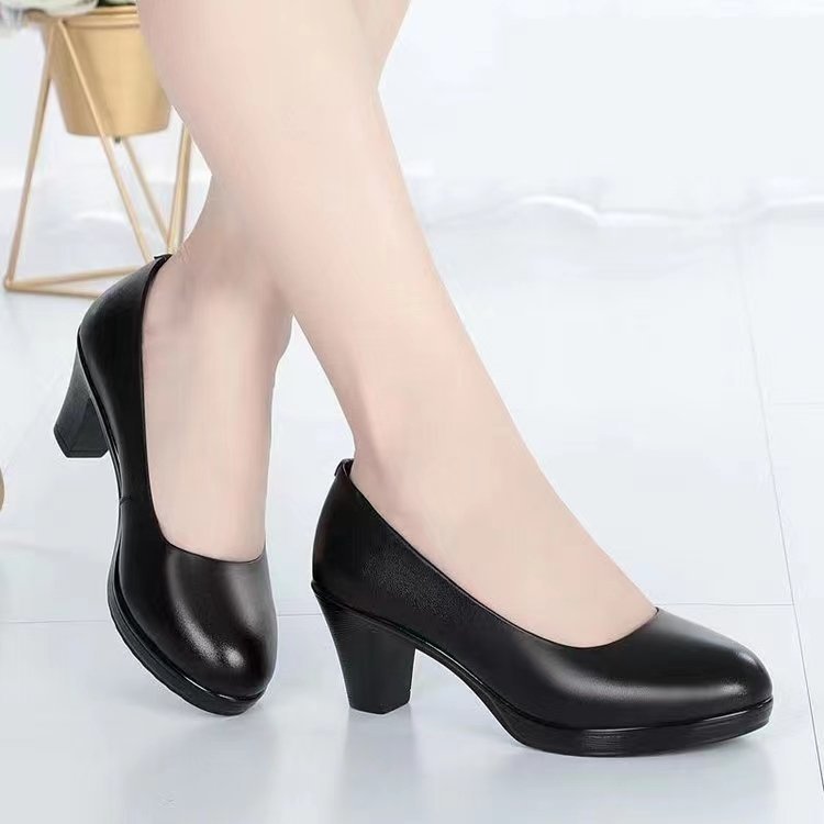 Heels | walk pleasure 60 woman – Medium heel pumps Black Heels Black