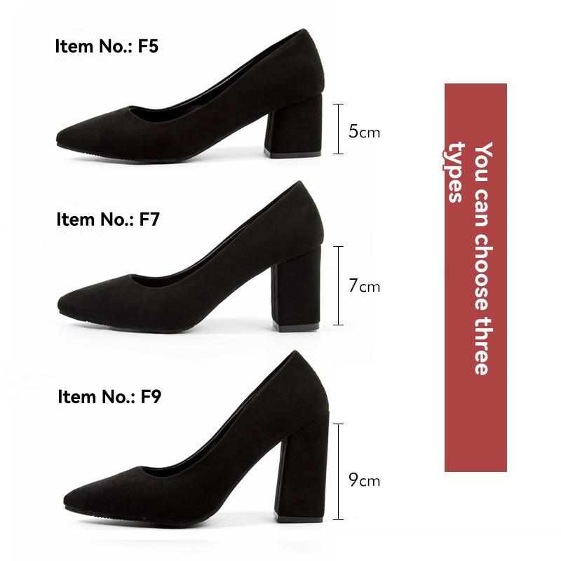 Heels | walk pleasure 85 woman – High-heeled court shoes Black Heels Black