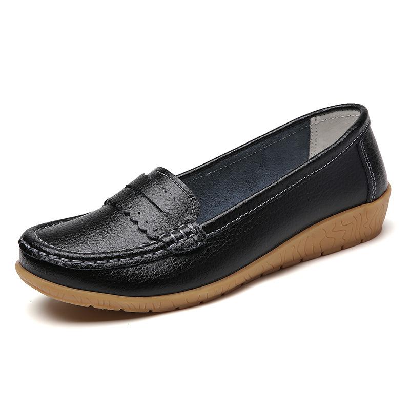 Loafers | annytah moc woman – Leather loafers Wine Loafers Loafers