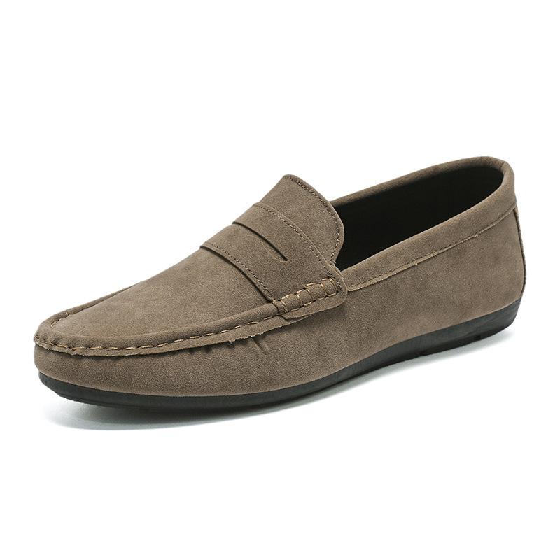 Loafers | kosmopolis + grip man – Suede loafers Navy Loafers Loafers