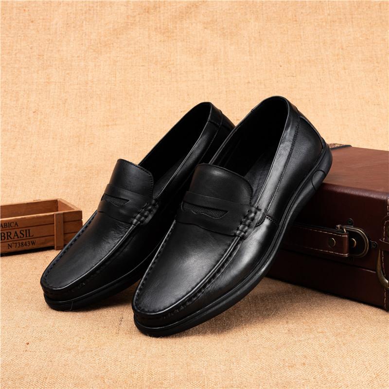 Loafers | new damon man – Leather loafers Black Loafers Black